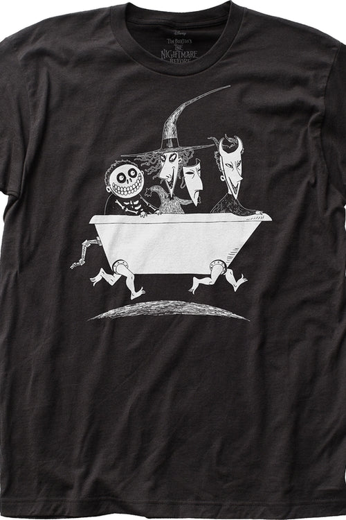 Walking Bathtub Nightmare Before Christmas T-Shirtmain product image