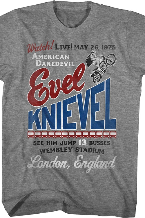 Wembley Stadium Evel Knievel T-Shirtmain product image