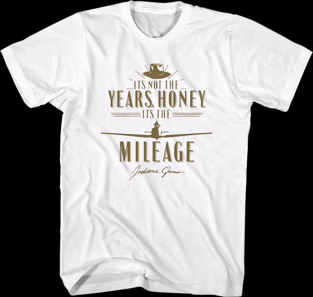 Men's Raiders Of The Lost Ark It's Not The Years Honey It's The Mileage Gold  T-shirt : Target