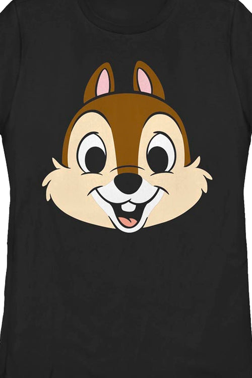 Black Women Black Chip's Head Chip 'n Dale Rescue Rangers Shirtmain product image