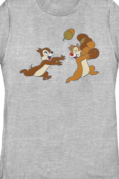 Gray Womens Catching Up Chip 'n Dale Rescue Rangers Shirtmain product image