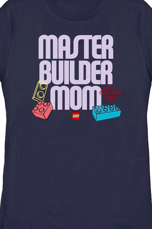 Womens Master Builder Mom Lego Shirtmain product image