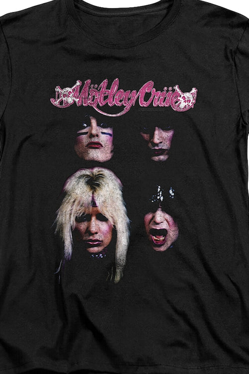 Womens The Faces Of Motley Crue Shirtmain product image