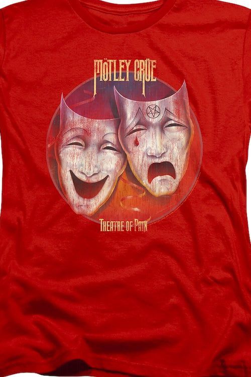 Womens Theatre Of Pain Album Cover Motley Crue Shirtmain product image