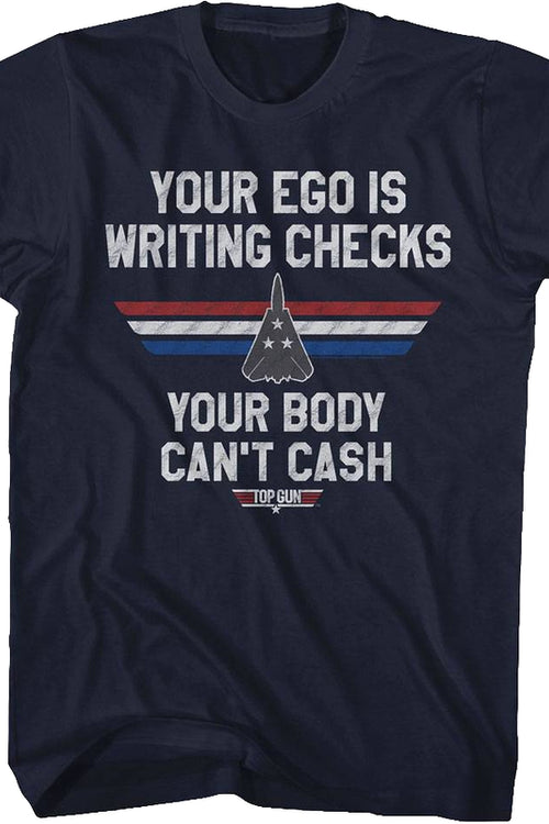 Writing Checks Top Gun T-Shirtmain product image