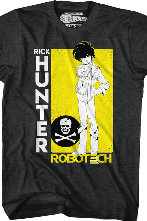 Yellow Background Rick Hunter Robotech T-Shirtmain product image