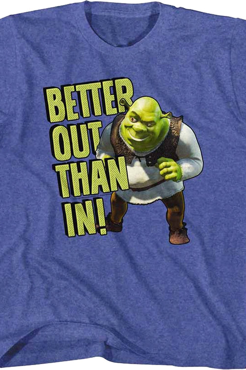 Youth Better Out Than In Shrek Shirtmain product image