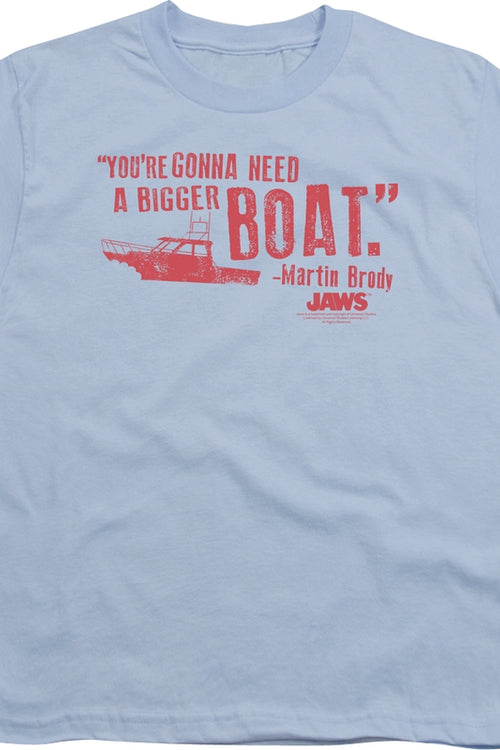 Youth Bigger Boat Jaws Shirtmain product image