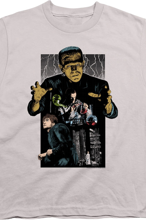 Youth Collage Frankenstein Shirtmain product image