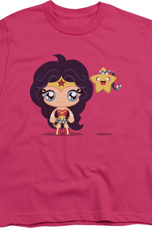 Youth Girls Chibi Wonder Woman Shirtmain product image