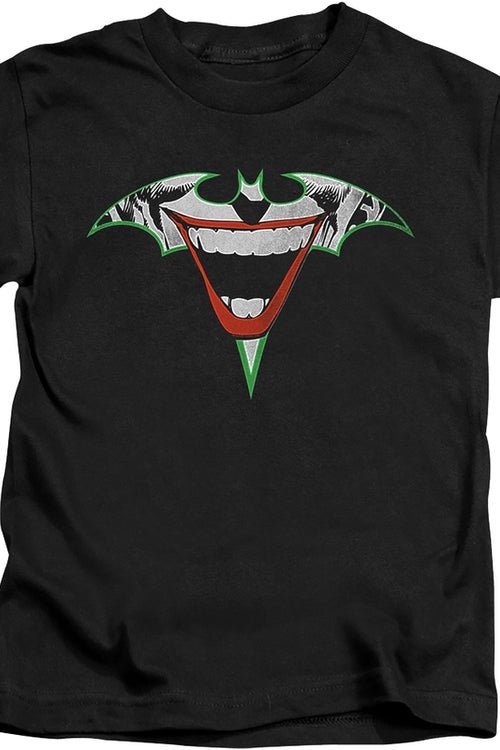 Youth Joker Bat Symbol DC Comics Shirtmain product image