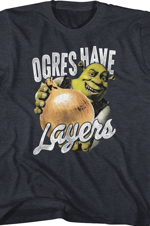 Youth Ogres Have Layers Shrek Shirtmain product image