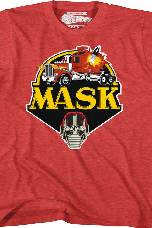 Youth Retro Red Icon MASK Shirtmain product image