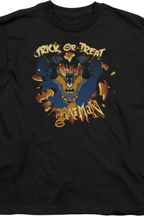 Youth Trick Or Treat Batman Shirtmain product image